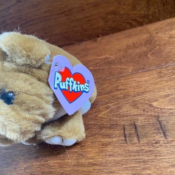 SWIBCO Puffkins Vintage 1990s "Bruno" Bull Plush - Picture 2 of 4